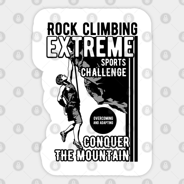 Rock Climbing Sticker by beanbeardy